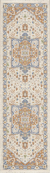 Dynamic Rugs Juno 6887 Power Loomed Traditional Beige/Multi Rug - Runner