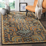Safavieh Heritage 4'-0" x 6'-0" Rug in Charcoal / Multi