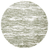 Safavieh Tahoe Shag 6'-7" x 6'-7" Rug in Ivory / Green
