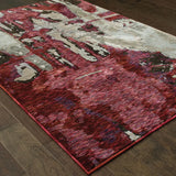 Oriental Weavers Sphinx Evolution 8028B Red/Beige Rugs - angle detail