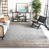Safavieh Natural Fiber 6'-0" x 9'-0" Rug in Natural / Blue