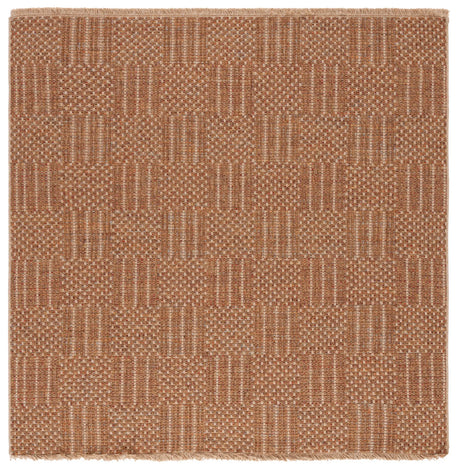 Safavieh Wicker 6'-7" x 6'-7" Rug in Natural / Brown