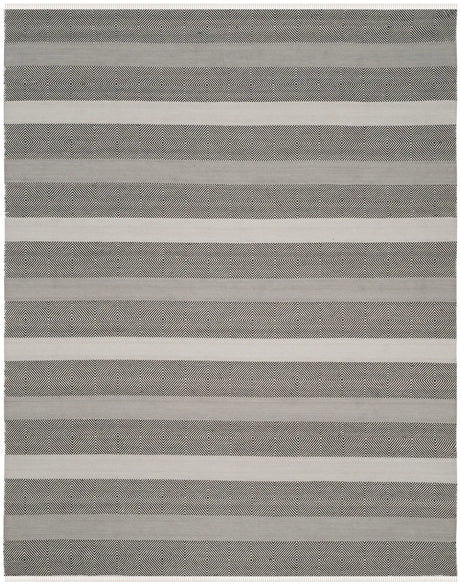Safavieh Kilim 8'-0" x 10'-0" Rug in Grey / Black