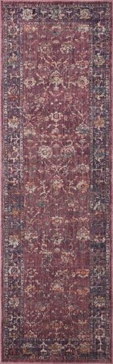 Loloi Giada Gia-02 Grape/Multi Rugs - runner flat