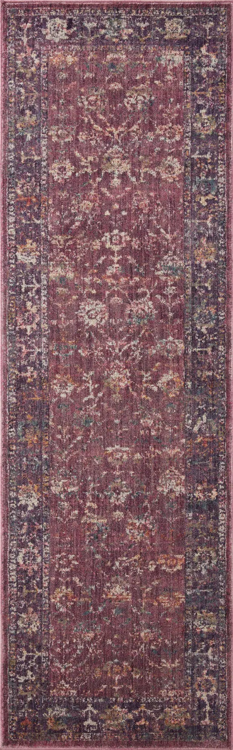 Loloi Giada Gia-02 Grape/Multi Rugs - runner flat
