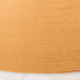 Safavieh Braided 5'-0" x 5'-0" Rug in Mustard