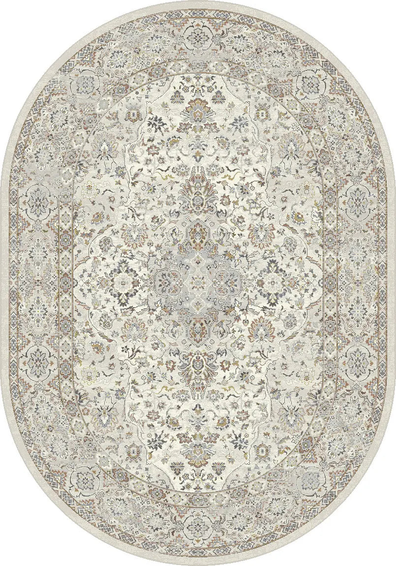 Dynamic Rugs Ancient Garden 57275 Cream/Beige Rug - Oval