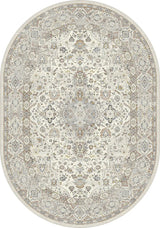 Dynamic Rugs Ancient Garden 57275 Cream/Beige Rug - Oval