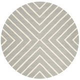 Safavieh Safavieh Kids 5'-0" x 5'-0" Rug in Grey / Ivory