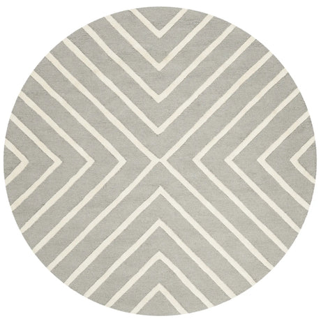 Safavieh Safavieh Kids 5'-0" x 5'-0" Rug in Grey / Ivory