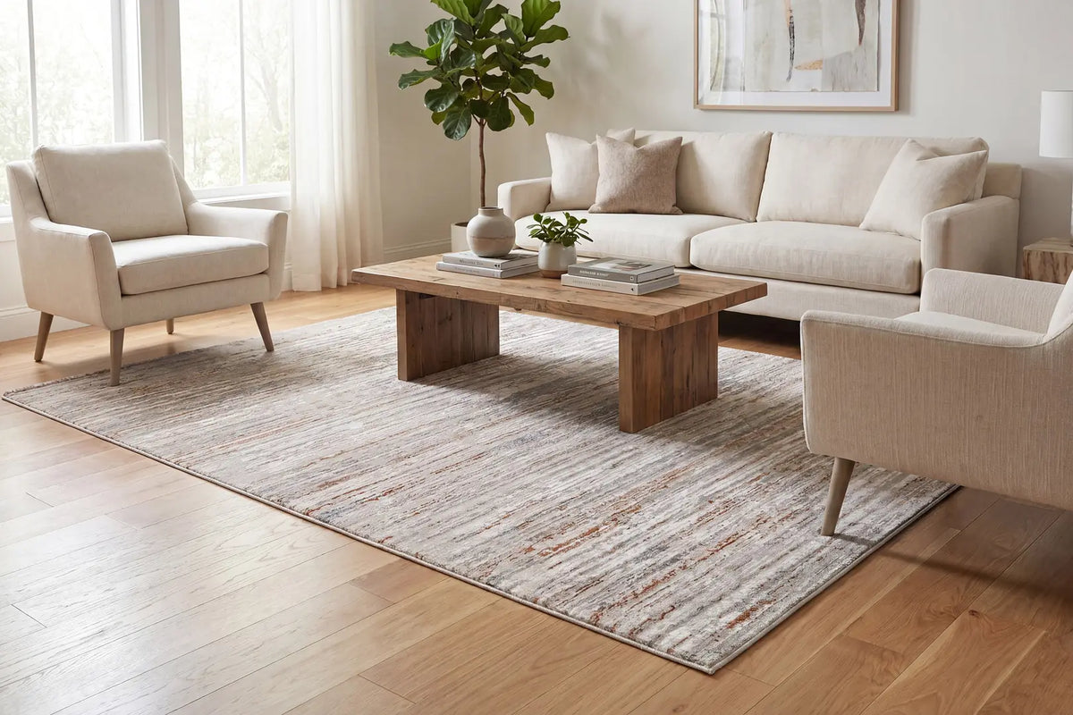 Dynamic Rugs Obsession 9539 Power Loomed Modern Cream/Red/Multi Rug - Room
