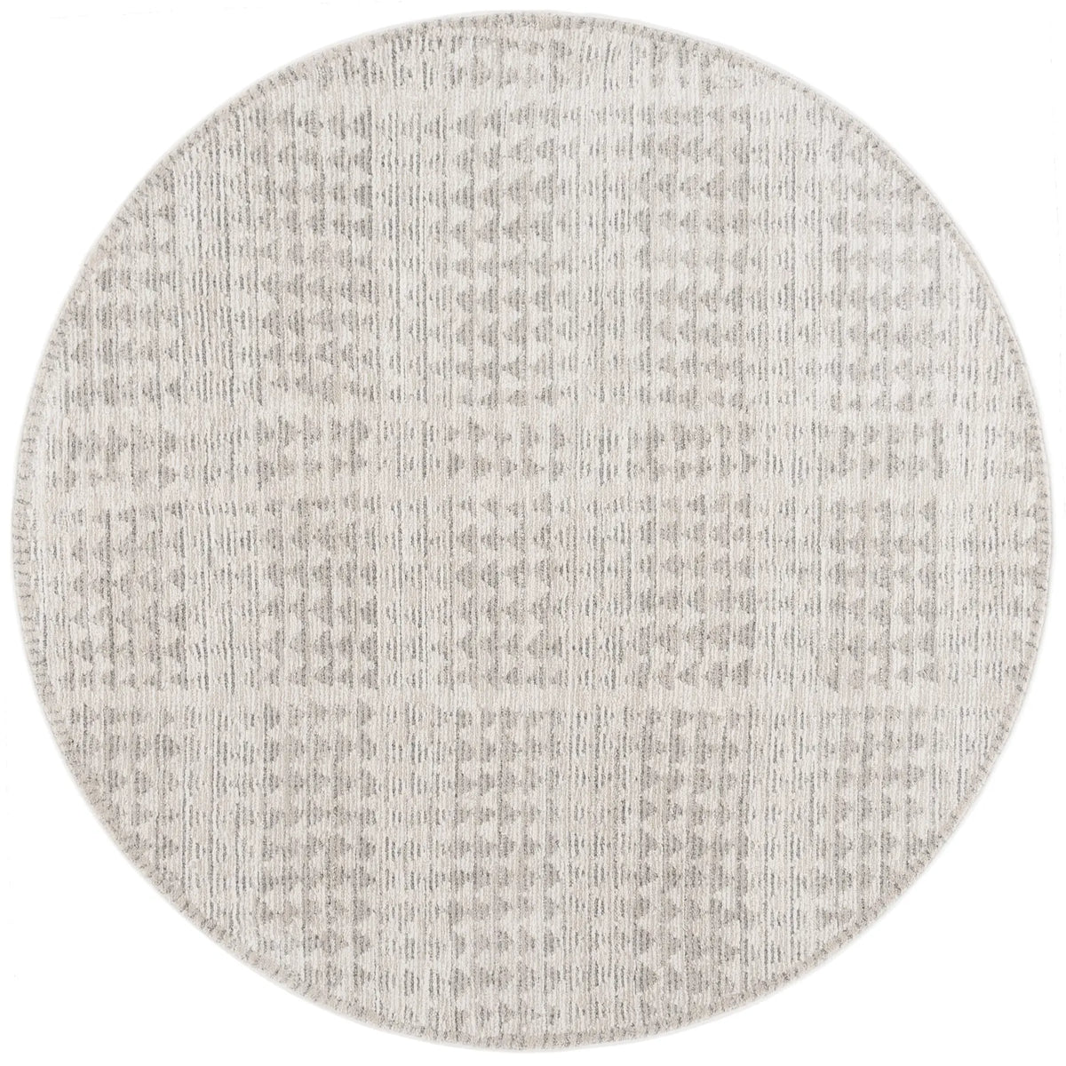 Safavieh Northport 6'-7" x 6'-7" Rug in Ivory / Dark Grey