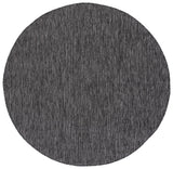 Safavieh Courtyard 6'-7" x 6'-7" Rug in Black / Grey