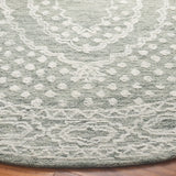 Safavieh Ebony 6'-0" x 6'-0" Rug in Ivory / Grey