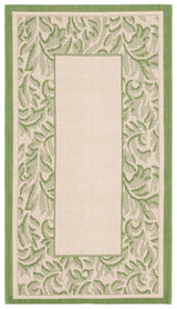 Safavieh Courtyard 2'-0" x 3'-7" Rug in Natural / Olive