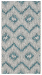 Safavieh Courtyard 2'-0" x 3'-7" Rug in Grey / Blue