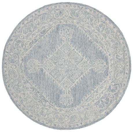 Safavieh Micro-Loop 5'-0" x 5'-0" Rug in Grey