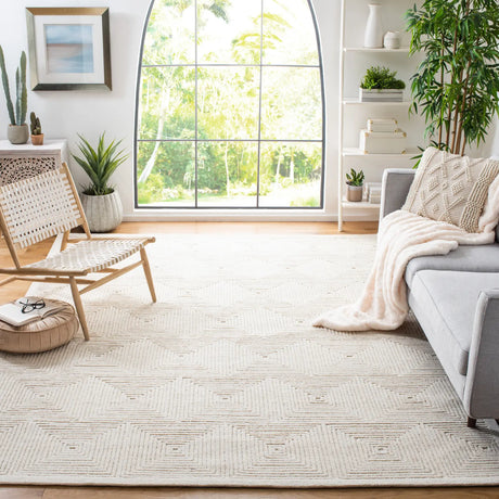 Safavieh Textural 10'-0" x 14'-0" Rug in Ivory