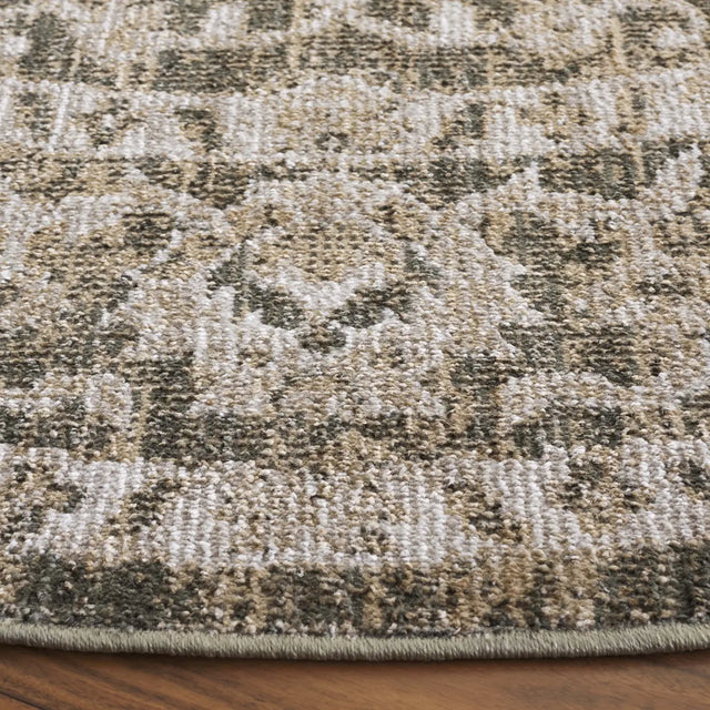 Safavieh Hazel 500 6'-0" x 6'-0" Rug in Green / Beige