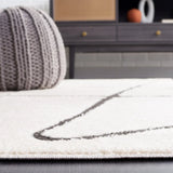 Safavieh Melody 4'-0" x 6'-0" Rug in Ivory / Black