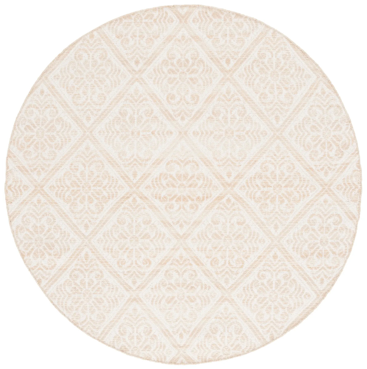 Safavieh Kilim 6'-0" x 6'-0" Rug in Gold / Ivory