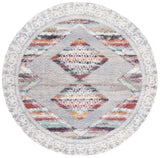 Safavieh Calista 6'-7" x 6'-7" Rug in Grey / Ivory