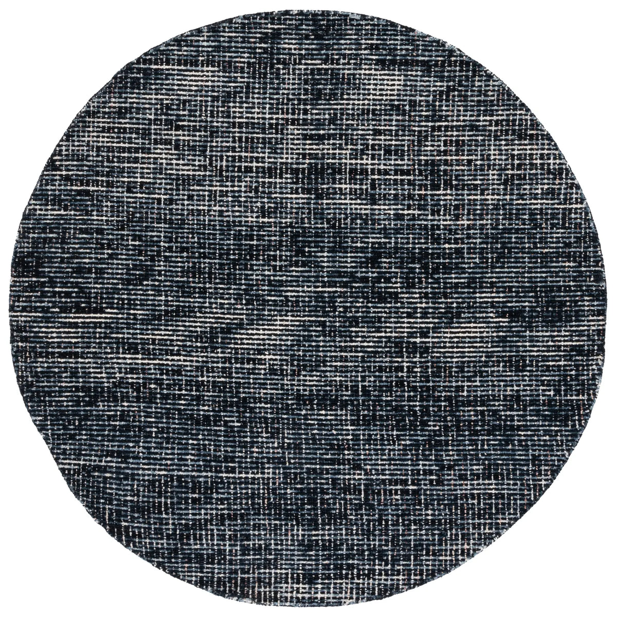 Safavieh Abstract 6'-0" x 6'-0" Rug in Black / Grey