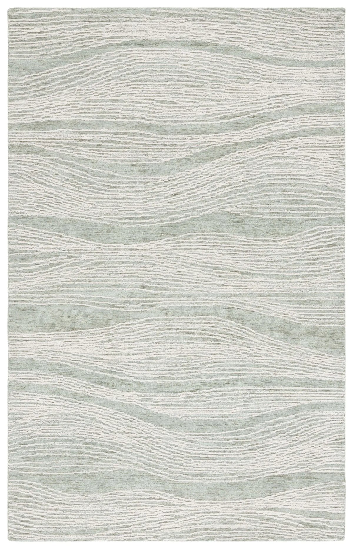 Safavieh Metro 4'-0" x 6'-0" Rug in Sage / Ivory