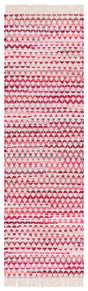 Safavieh Montauk 2'-3" x 8'-0" Rug in Pink / Ivory