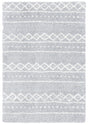 Safavieh Parma Shag 4'-0" x 6'-0" Rug in Grey / Ivory