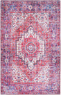 Safavieh Tucson 4'-0" x 6'-0" Rug in Red / Blue
