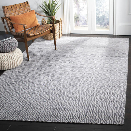 Safavieh Oasis 6'-0" x 9'-0" Rug in Dark Grey / Ivory