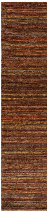 Safavieh Organic 2'-6" x 12'-0" Rug in Red / Multi