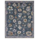 Oriental Weavers Sphinx MAJORCA MAJ07 Blue Floral Rugs - main flat