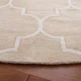 Safavieh Dip Dye 5'-0" x 5'-0" Rug in Beige / Ivory
