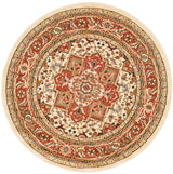 Safavieh Lyndhurst 5'-3" x 5'-3" Rug in Ivory / Rust