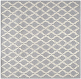 Safavieh Cambridge 6'-0" x 6'-0" Rug in Silver / Ivory