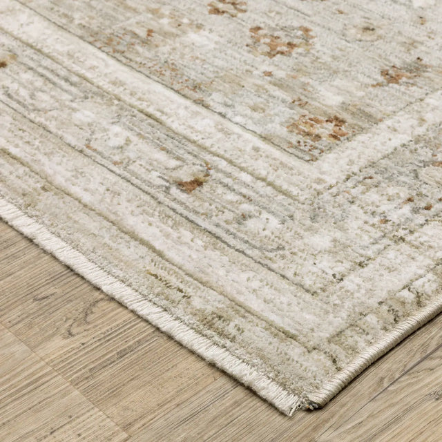 Oriental Weavers Sphinx Avalon AVA06 Ivory Rugs - corner detail