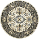Dynamic Rugs Yazd 8531 Ivory / Grey Rugs - Round