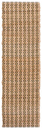 Safavieh Natural Fiber 2'-3" x 8'-0" Rug in Natural / Green