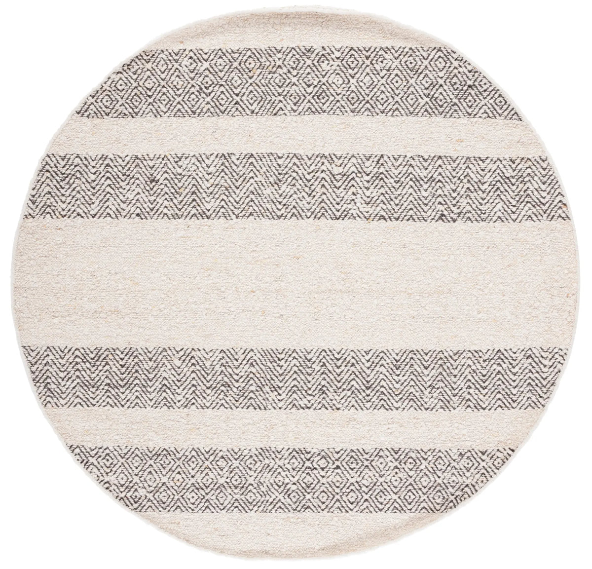Safavieh Natura 6'-0" x 6'-0" Rug in Ivory / Black