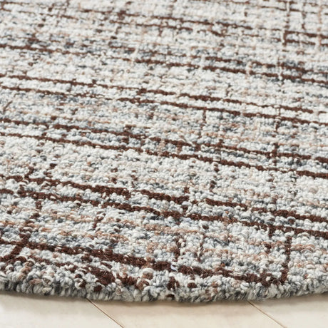 Safavieh Abstract 6'-0" x 6'-0" Rug in Grey / Brown