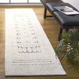Safavieh Audrey 2'-3" x 8'-0" Rug in Grey / Ivory