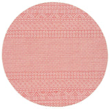 Safavieh Courtyard 6'-7" x 6'-7" Rug in Beige / Red