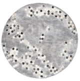 Safavieh Manhattan 6'-0" x 6'-0" Rug in Grey / Ivory
