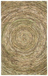 Safavieh Ikat 4'-0" x 6'-0" Rug in Green