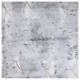 Safavieh Craft 6'-7" x 6'-7" Rug in Grey / Gold