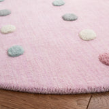 Safavieh Safavieh Kids 5'-0" x 5'-0" Rug in Light Pink