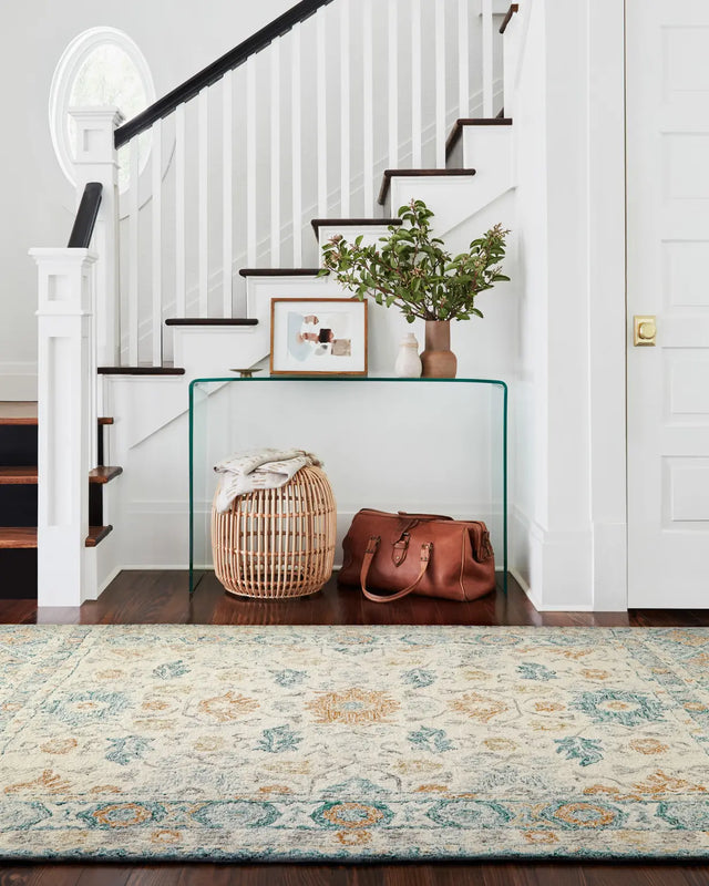 Loloi Norabel Nor-01 Ivory/Multi Rugs - room scene 1