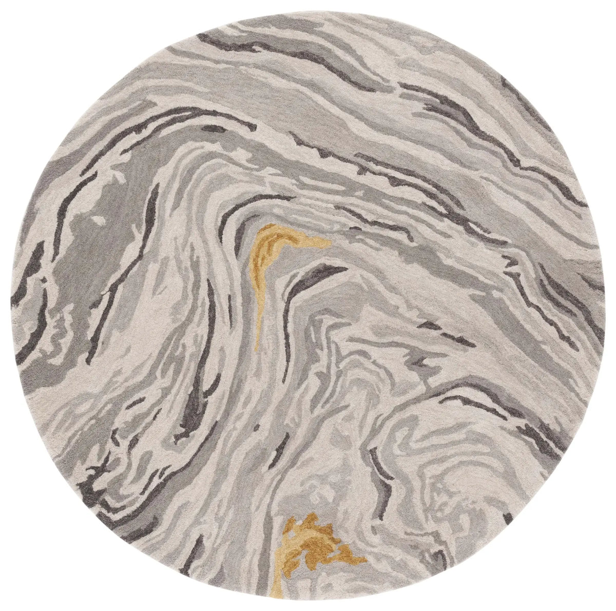 Safavieh Soho 6'-0" x 6'-0" Rug in Grey / Gold